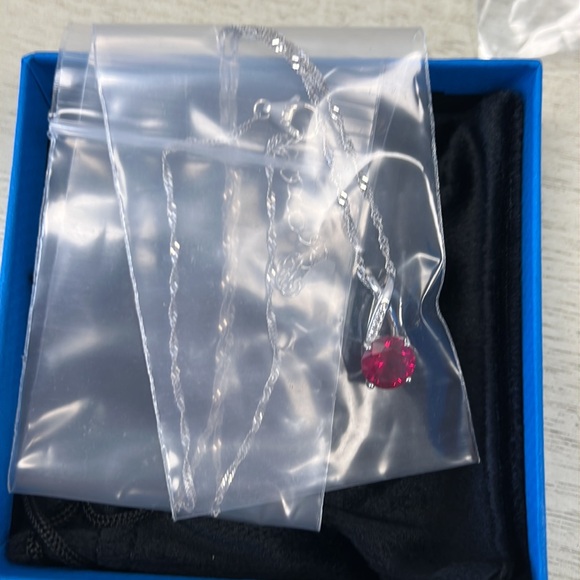 Red Lab Created Ruby Rhodium Over Sterling Silver Jewelry Set 9.67ctw - Picture 9 of 13